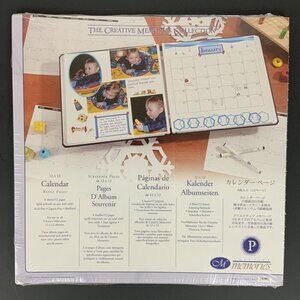 Creative Memories 12x12 Calendar Refill Pages 6 Sheets / 12 Pages Strap Hinge